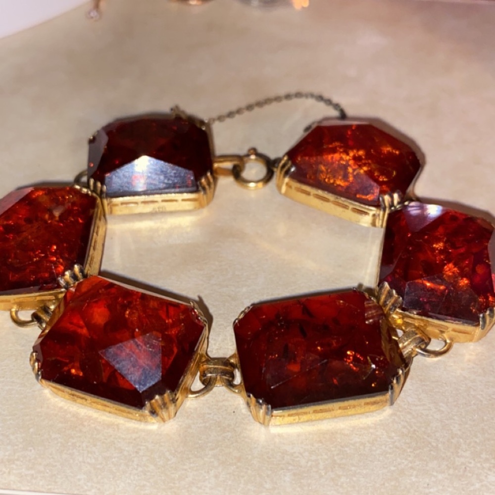 Amber Ruby Bracelet